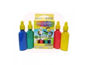 Cola Colorida 4 Cores 23G - Acrilex