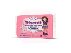 Massa de Biscuit 90g Rosa - Acrilex