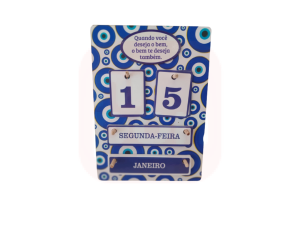 Calendário Permanente cores e estampas variadas